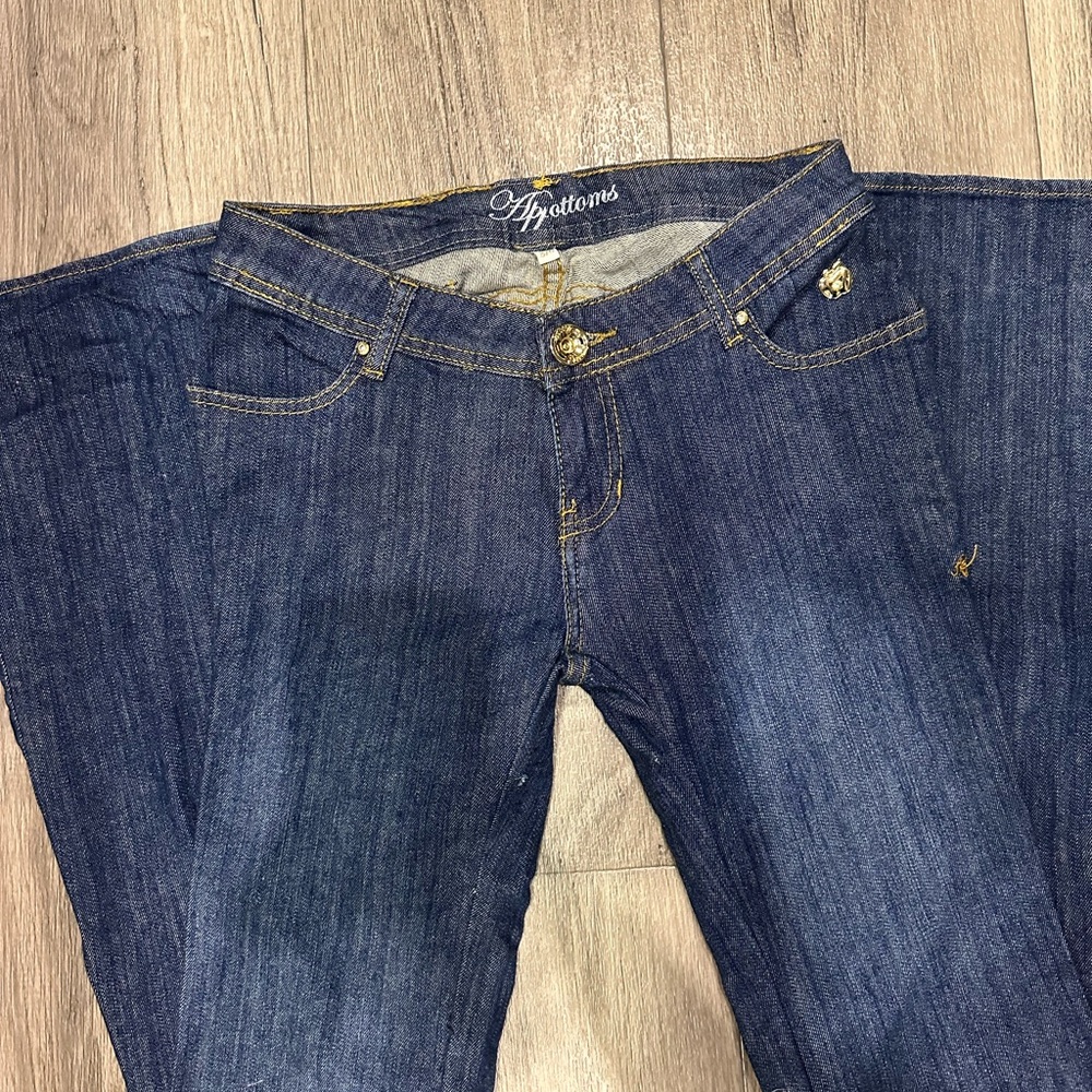 Women's Dark Blue Flare Jeans